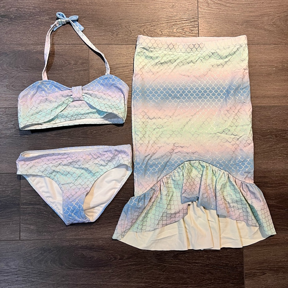 Janie & Jack Disney The Little Mermaid Swimsuit & Coverup